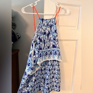 Lilly Pulitzer Size 4 Blue Elephant Romper